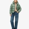 Sport-Puffer-Jacke mit Kapuze
