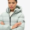 Sport-Puffer-Jacke mit Kapuze