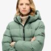 Sport-Puffer-Jacke mit Kapuze