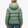 Sport-Puffer-Jacke mit Kapuze