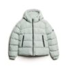 Sport-Puffer-Jacke mit Kapuze