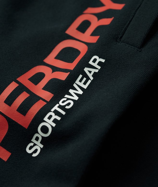 Sportliche Jogginghose mit Logo und konischer Passform Sportliche Jogginghose mit Logo und konischer Passform