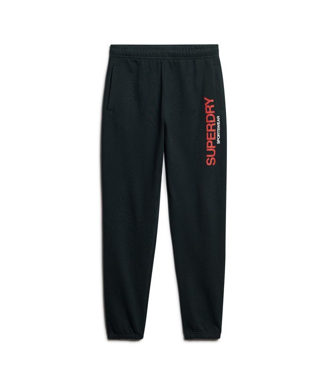 Sportliche Jogginghose mit Logo und konischer Passform Sportliche Jogginghose mit Logo und konischer Passform