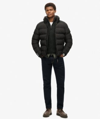 Sportliche Puffer-Daunenjacke