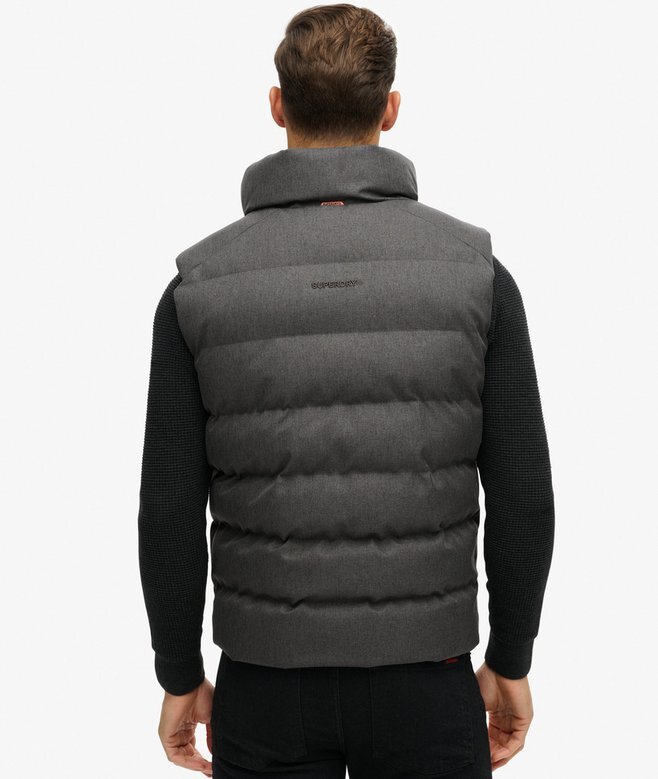 Sportliche Puffer-Tweed-Weste Sportliche Puffer-Tweed-Weste