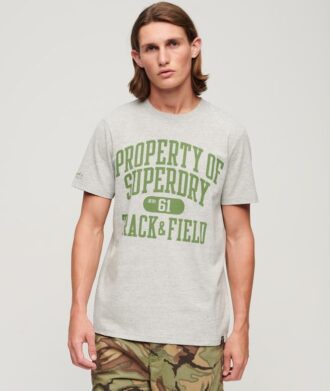 Sportliches College-T-Shirt mit Grafikprint