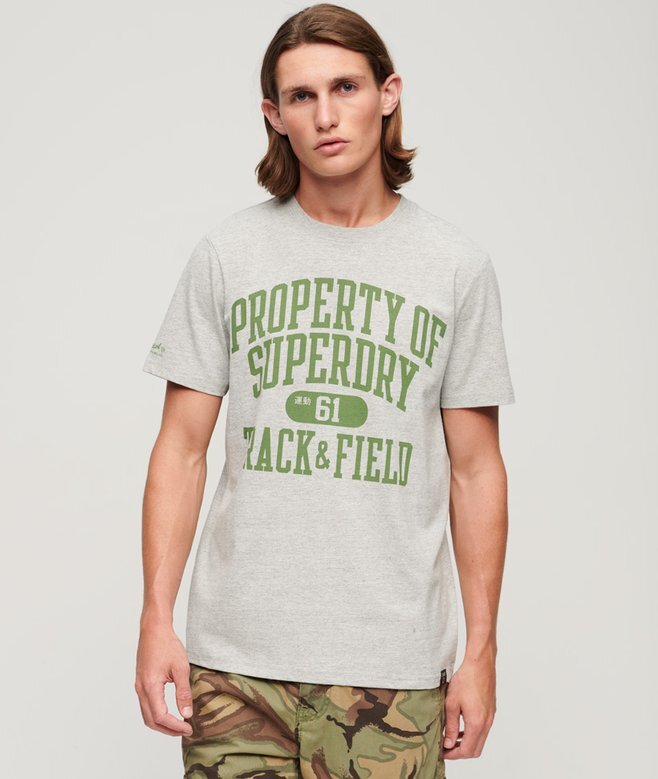 Sportliches College-T-Shirt mit Grafikprint Sportliches College-T-Shirt mit Grafikprint