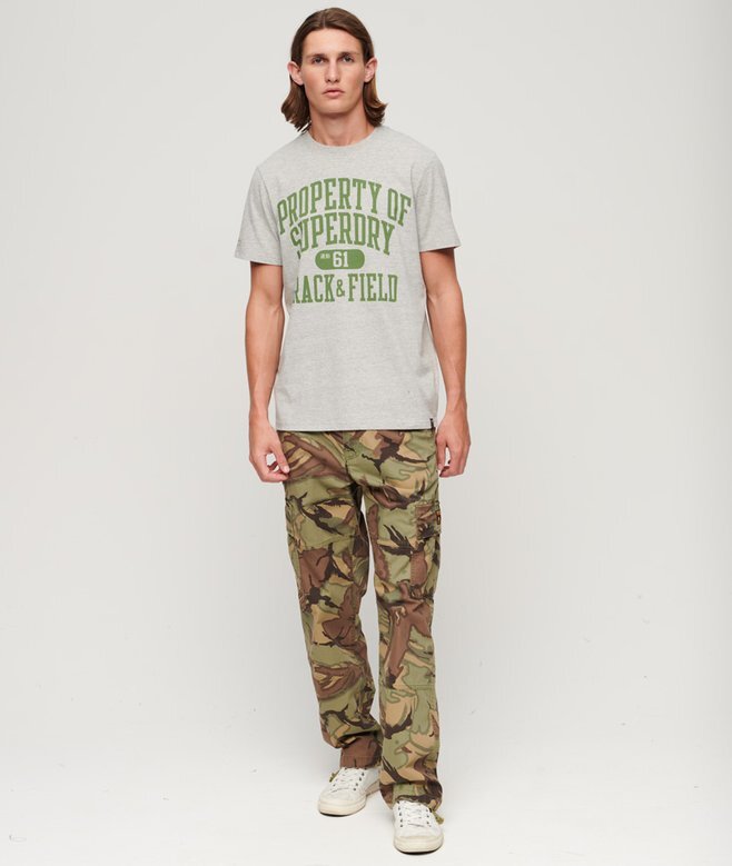 Sportliches College-T-Shirt mit Grafikprint Sportliches College-T-Shirt mit Grafikprint