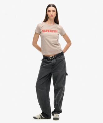 Sportliches Logo-T-Shirt mit tailliertem Schnitt