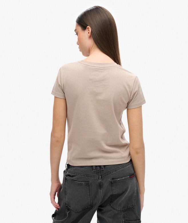 Sportliches Logo-T-Shirt mit tailliertem Schnitt Sportliches Logo-T-Shirt mit tailliertem Schnitt