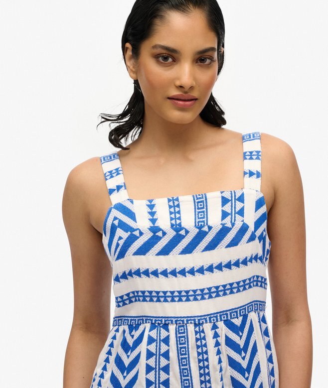 Statement-Maxikleid mit Stufen Statement-Maxikleid mit Stufen