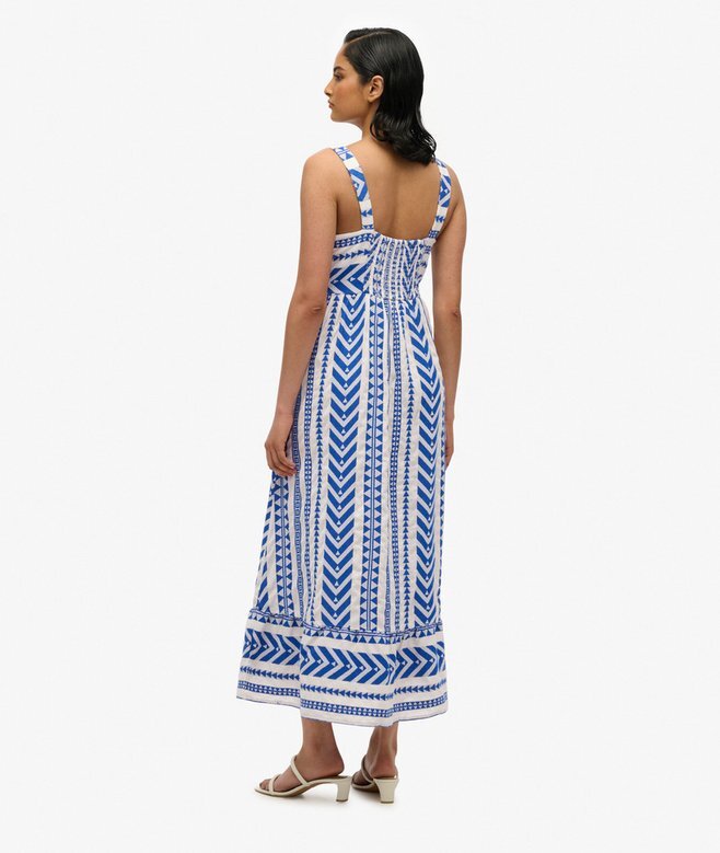 Statement-Maxikleid mit Stufen Statement-Maxikleid mit Stufen