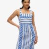 Statement-Maxikleid mit Stufen Statement-Maxikleid mit Stufen