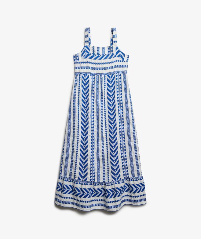 Statement-Maxikleid mit Stufen Statement-Maxikleid mit Stufen