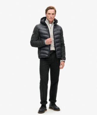 Storm Hybrid-Jacke mit Kapuze