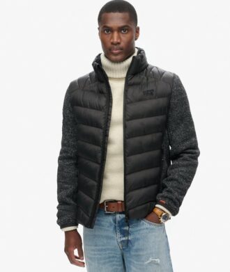Storm Knitted Hybrid-Wattierte Jacke