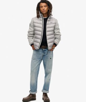 Storm Knitted Hybrid-Wattierte Jacke