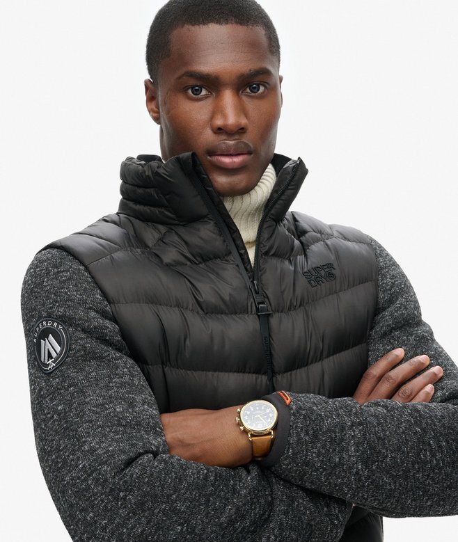Storm Knitted Hybrid-Wattierte Jacke Storm Knitted Hybrid-Wattierte Jacke