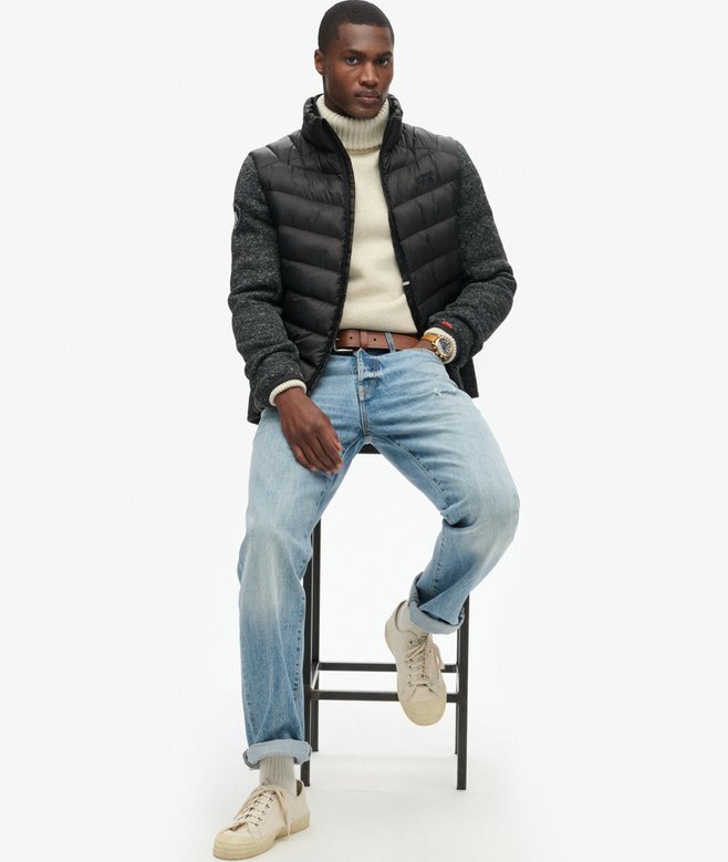 Storm Knitted Hybrid-Wattierte Jacke Storm Knitted Hybrid-Wattierte Jacke