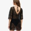 Strand-Cover-up-Minikleid aus Spitze