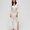 Strand-Maxikleid aus Spitze