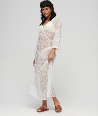 Strand-Maxikleid aus Spitze