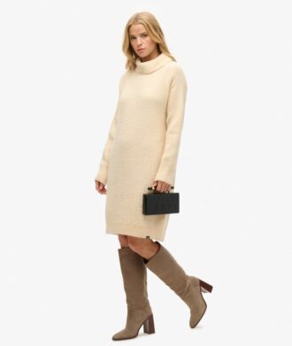 Strickkleid mit Rollkragen