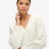 Strickkleid mit V-Ausschnitt