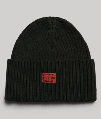 Strickmütze im Workwear-Stil