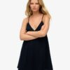 Strukturiertes, gewebtes Cami-Minikleid Strukturiertes, gewebtes Cami-Minikleid