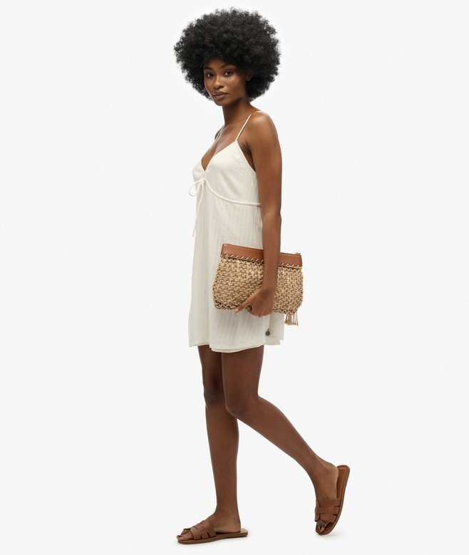 Strukturiertes, gewebtes Cami-Minikleid Strukturiertes, gewebtes Cami-Minikleid