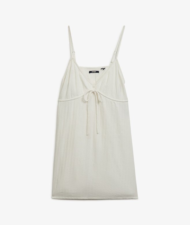 Strukturiertes, gewebtes Cami-Minikleid Strukturiertes, gewebtes Cami-Minikleid
