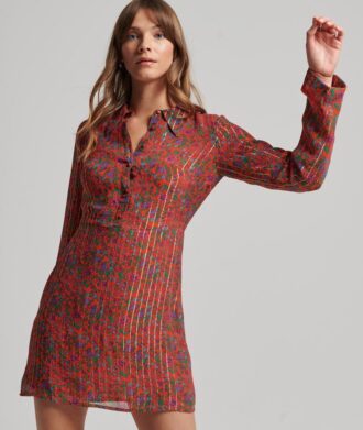 Studios-Kleid mit Knopfleiste