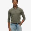 Studios Langarm-Jersey-Poloshirt Studios Langarm-Jersey-Poloshirt