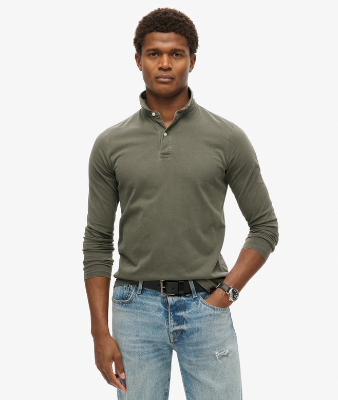 Studios Langarm-Jersey-Poloshirt Studios Langarm-Jersey-Poloshirt