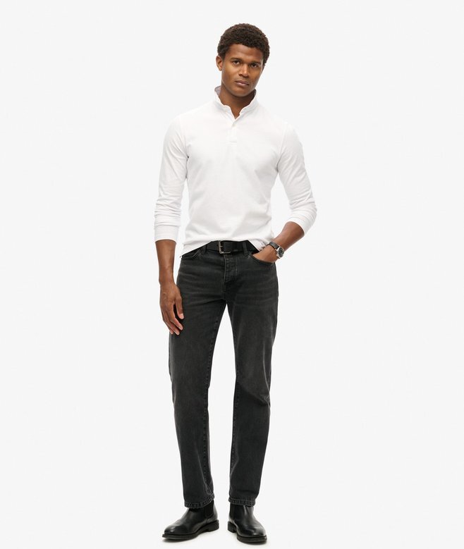 Studios Langarm-Jersey-Poloshirt Studios Langarm-Jersey-Poloshirt