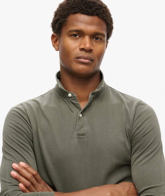 Studios Langarm-Jersey-Poloshirt Studios Langarm-Jersey-Poloshirt