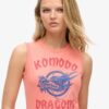 Superdry X Komodo Classic Dragon Vest Top Superdry X Komodo Classic Dragon Vest Top