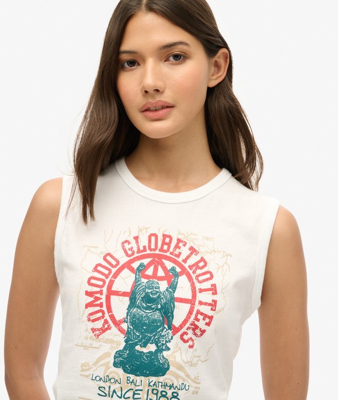 Superdry X Komodo Globe Trotter Oberteil Superdry X Komodo Globe Trotter Oberteil