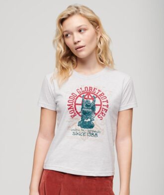 Superdry X Komodo Globetrotter Fitted T-Shirt