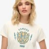 Superdry X Komodo Tiger Tailliertes T-Shirt