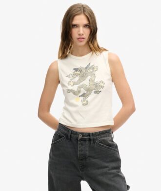 Superdry X Komodo Vintage-Oberteil