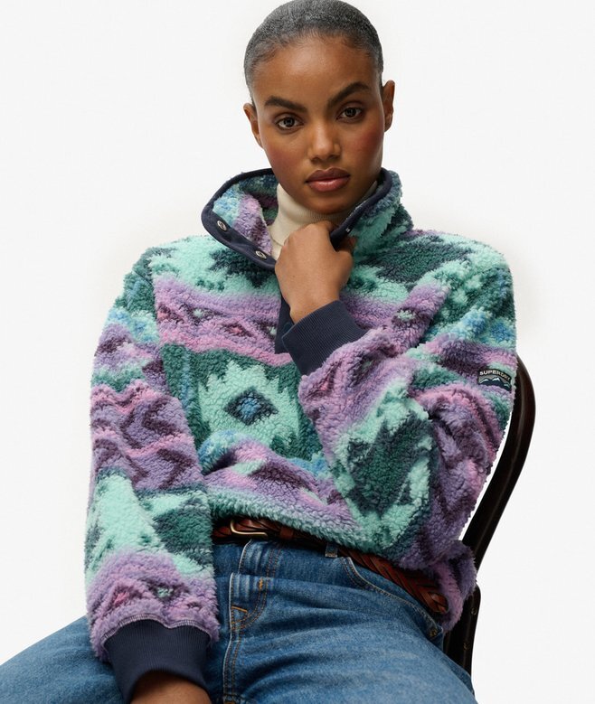 Superweiches bedrucktes Teddy-Fleece Superweiches bedrucktes Teddy-Fleece