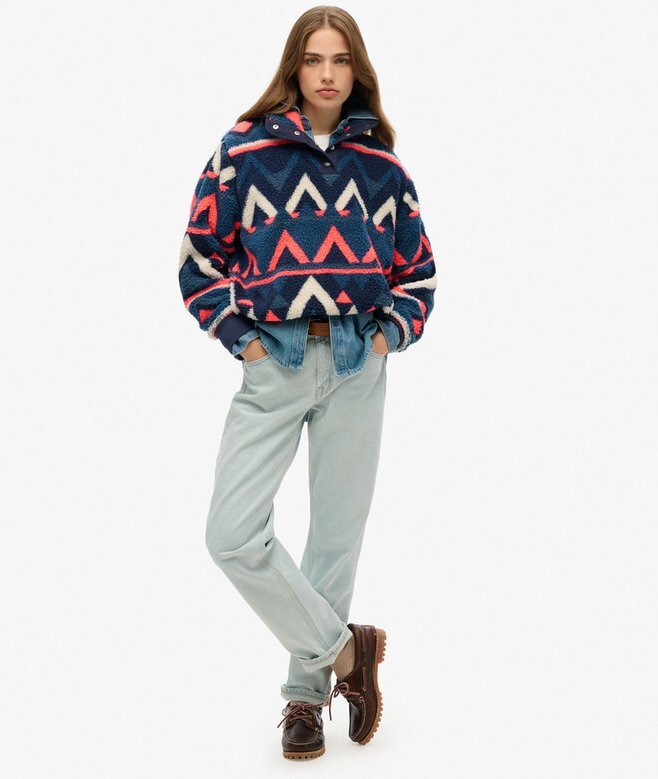 Superweiches bedrucktes Teddy-Fleece Superweiches bedrucktes Teddy-Fleece
