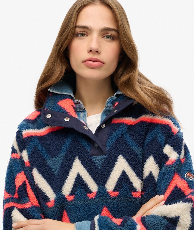 Superweiches bedrucktes Teddy-Fleece Superweiches bedrucktes Teddy-Fleece