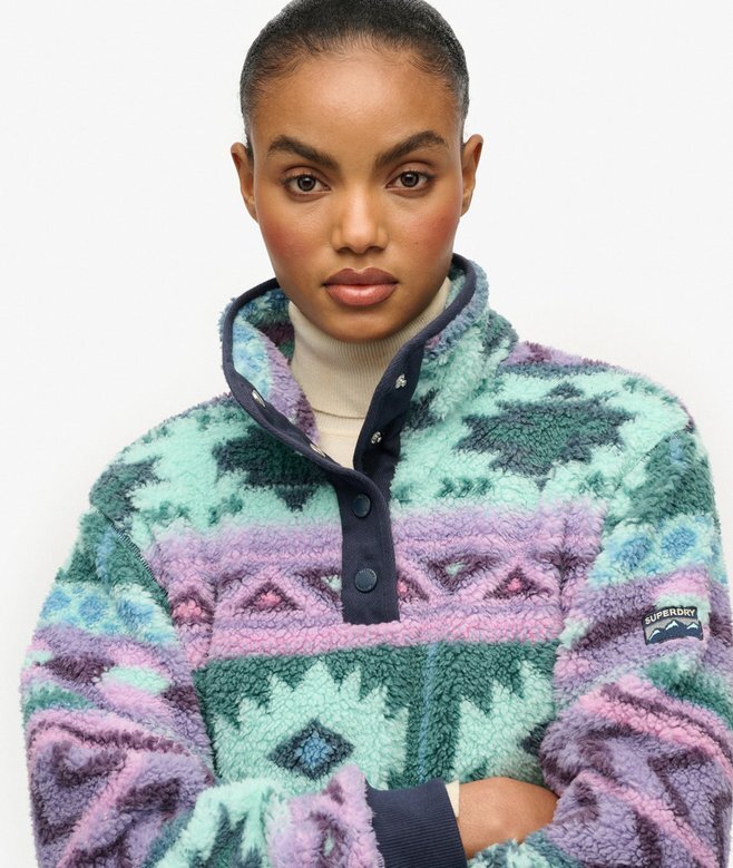 Superweiches bedrucktes Teddy-Fleece Superweiches bedrucktes Teddy-Fleece