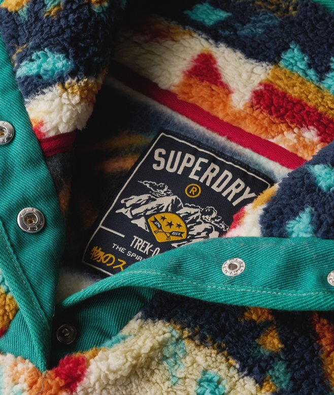 Superweiches bedrucktes Teddy-Fleece Superweiches bedrucktes Teddy-Fleece