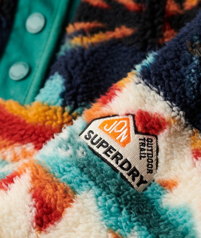 Superweiches bedrucktes Teddy-Fleece Superweiches bedrucktes Teddy-Fleece