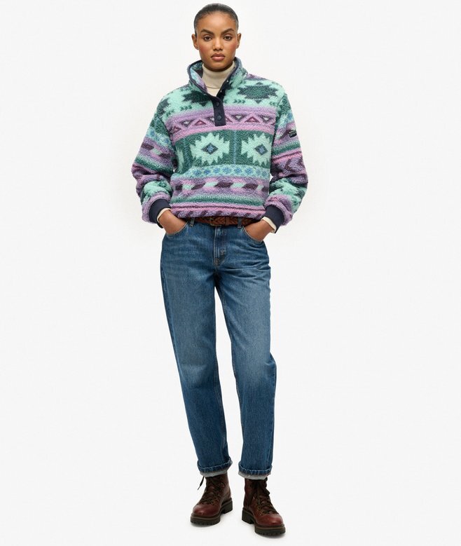 Superweiches bedrucktes Teddy-Fleece Superweiches bedrucktes Teddy-Fleece