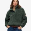 Superweiches Teddy-Fleece mit Druckknopfkragen Superweiches Teddy-Fleece mit Druckknopfkragen